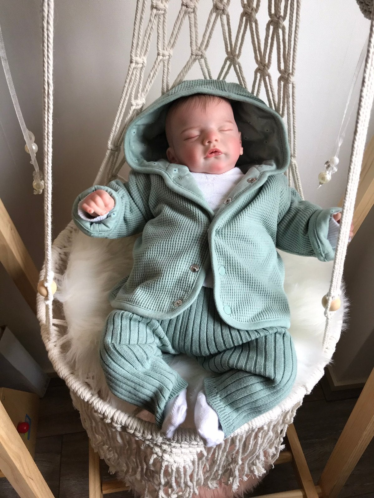Levensechte Reborn baby SAM, Ophalen, Nieuw, Babypop, Levensecht of Reborn