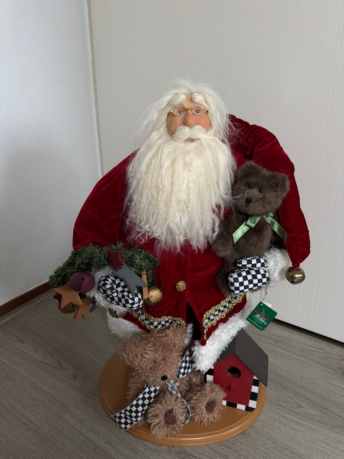 Kerstmannen/ Santa 62 cm Boyds Christmas, Ophalen, Zo goed als nieuw