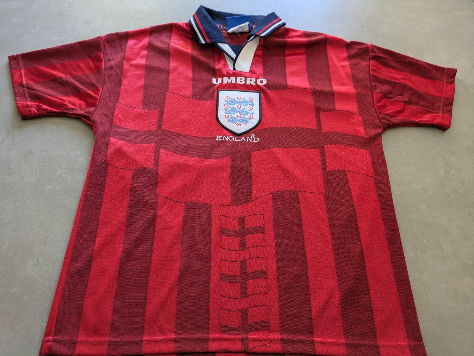 Voetbalshirt Engeland vintage shirt 1997 Zeldzaam, Ophalen, Zo goed als nieuw, Shirt