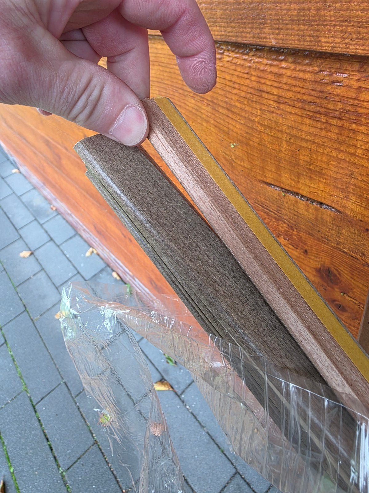 plakplinten nieuw eiken grijs beige, Ophalen, Eiken, Nieuw, 200 tot 250 cm