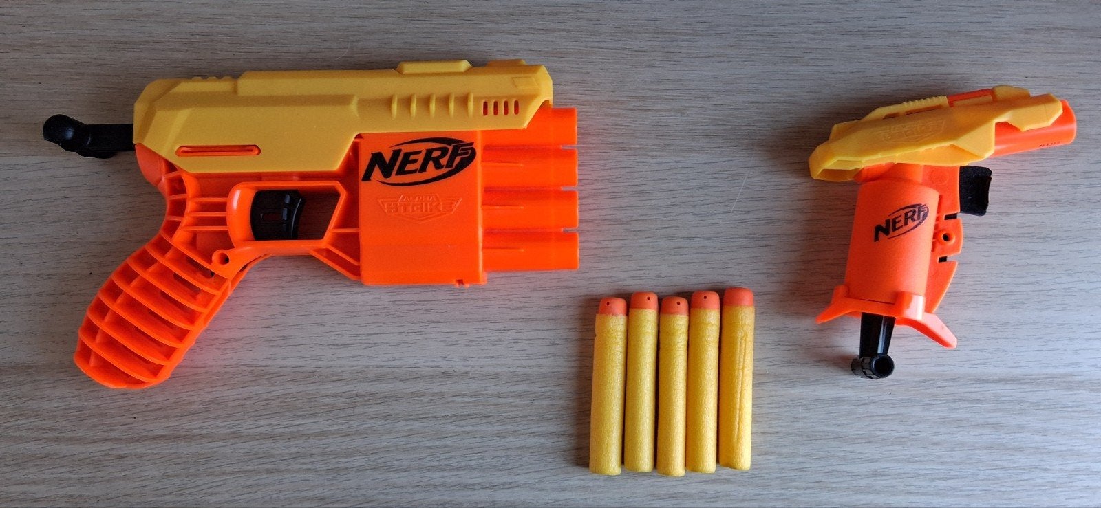 Nerf Alpha Strike Blasters Set - 2 stuks, Ophalen of Verzenden, Gebruikt, Jongen of Meisje
