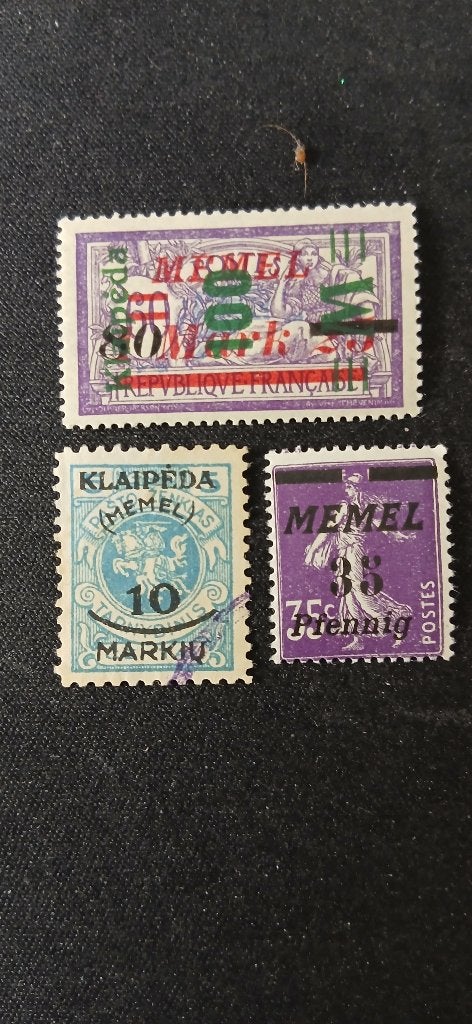 Postzegel Duitse Rijk - Memel 1923., Postzegels en Munten, Postzegels | Europa | Duitsland, Verzenden, Duitse Keizerrijk