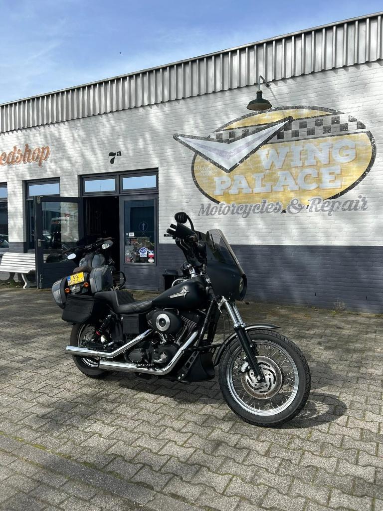 Harley Dyna FXDX in clubstyle uitvoering . origineel NL!!, 2 cilinders, Sportuitlaat, Occasion, Motorrijbewijs A