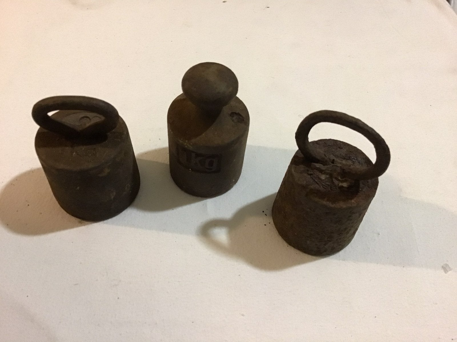 3 antieke gewichtjes, Ophalen of Verzenden