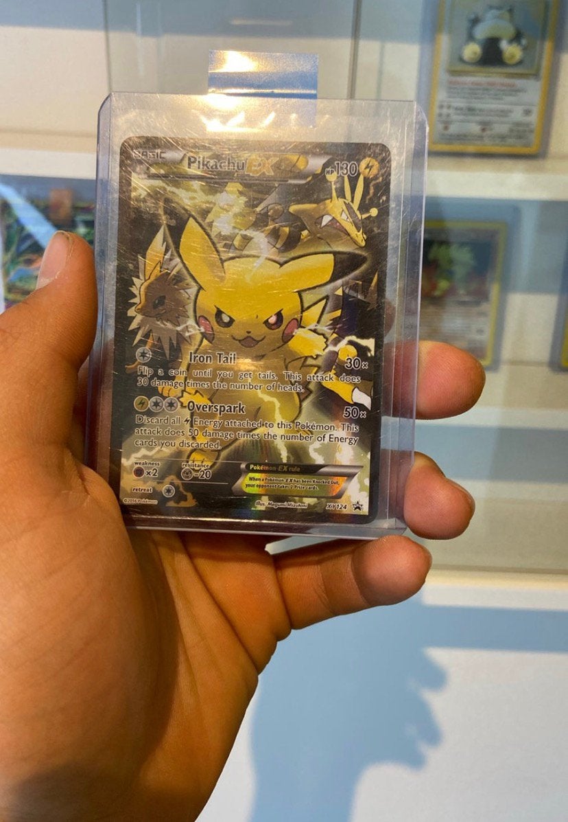 Pikachu EX XY promo XY124, Ophalen of Verzenden, Nieuw, Losse kaart, Foil