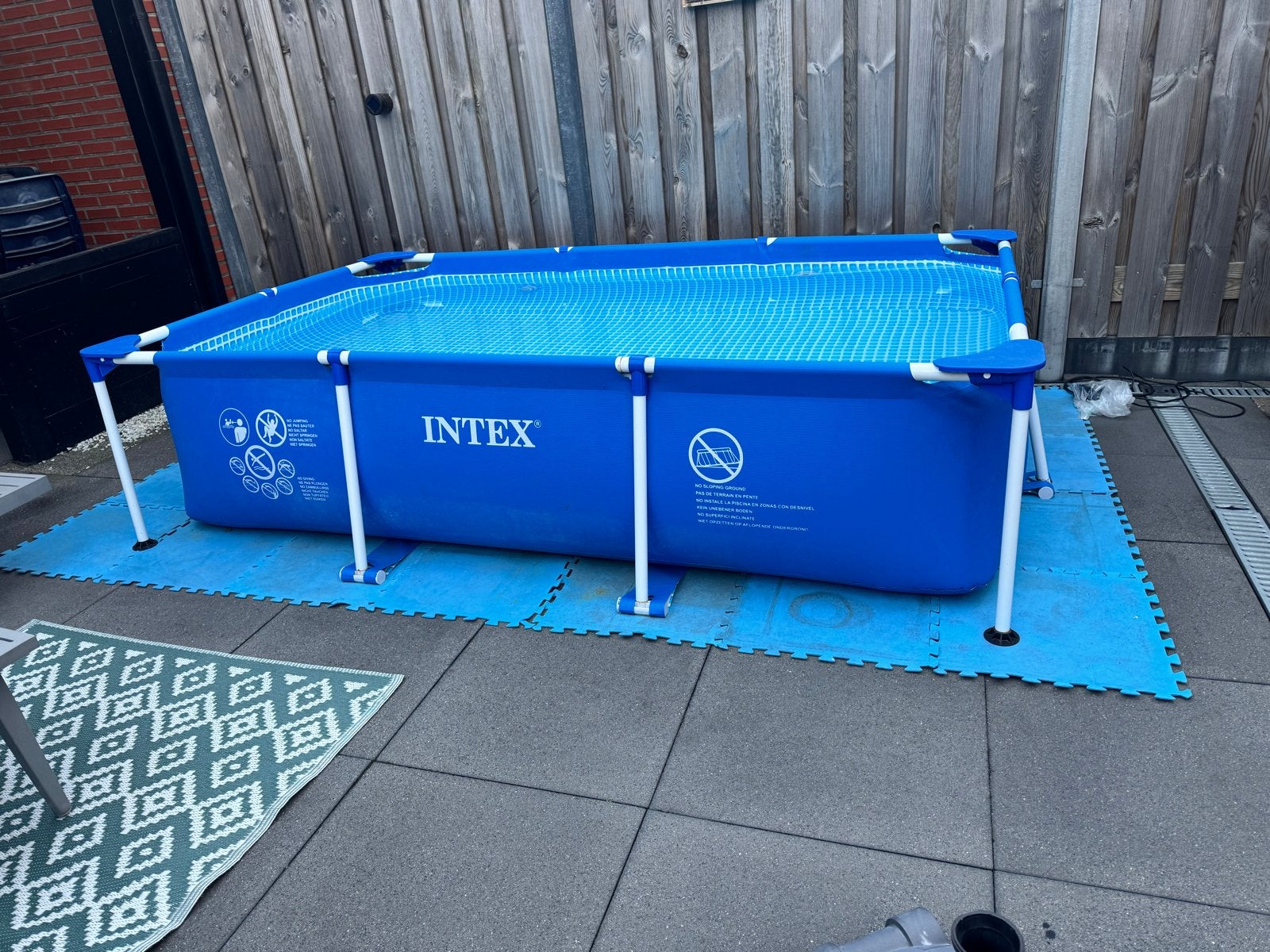 Intex Zwembad Compleet met Pomp en Onderhoudspakket, Ophalen, Gebruikt, Minder dan 80 cm, Minder dan 200 cm