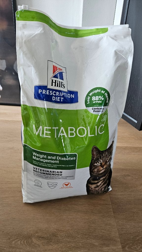 Hill's Prescription Diet Metabolic Kat 12 kg open bijna vol, Dieren en Toebehoren, Dierenvoeding, Ophalen of Verzenden, Kat