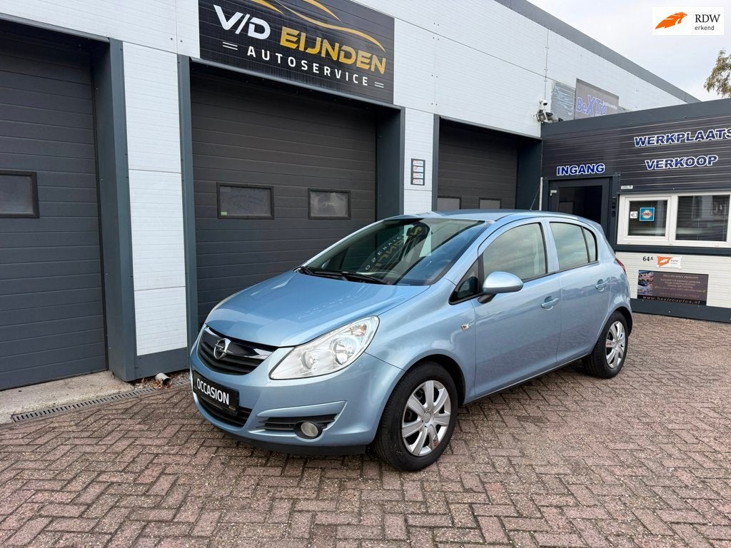 Opel Corsa 1.2-16V Business, Auto's, Voorwielaandrijving, Stof, Gebruikt, Zwart
