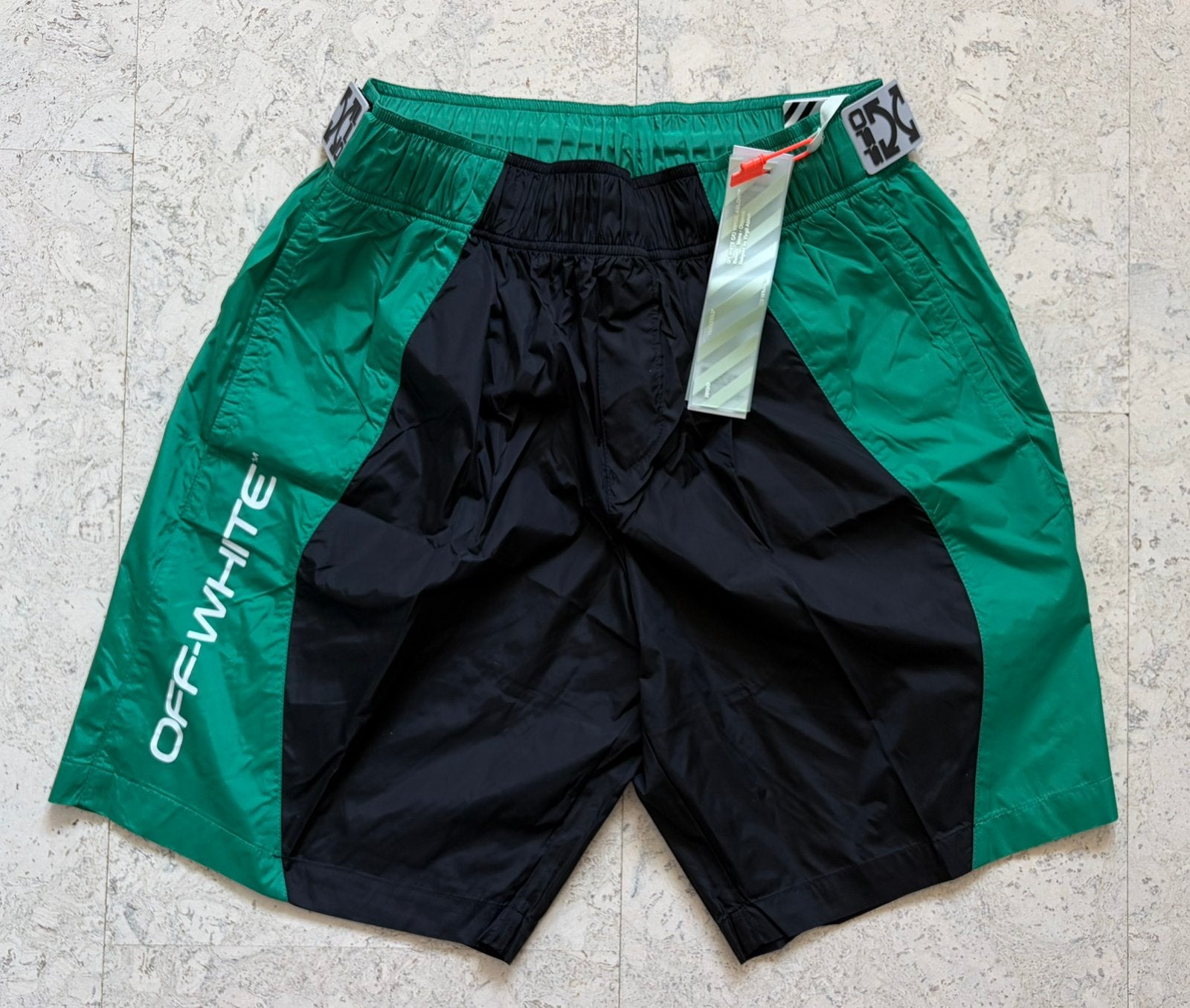 Off White zwemshort - short maat L., Ophalen of Verzenden, Maat 52/54 (L), Groen, Zwemshort