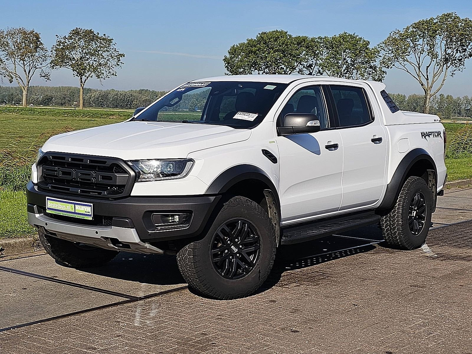 FORD RANGER 2.0 RAPTOR Automaat 4x4 SideSteps Trekhaak 1e Ei, Auto's, Automaat, Gebruikt, 2506 kg, Wit