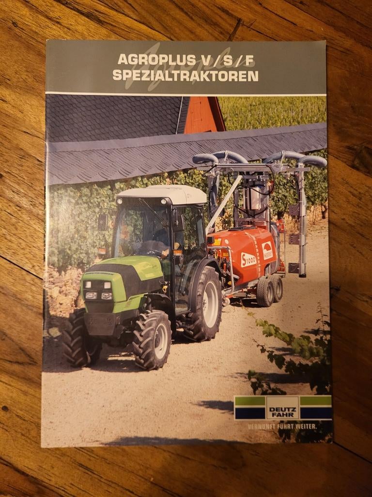 tractor folder Deutz-Fahr AgroPlus V/S/F spezialtraktoren, Ophalen of Verzenden, Zo goed als nieuw