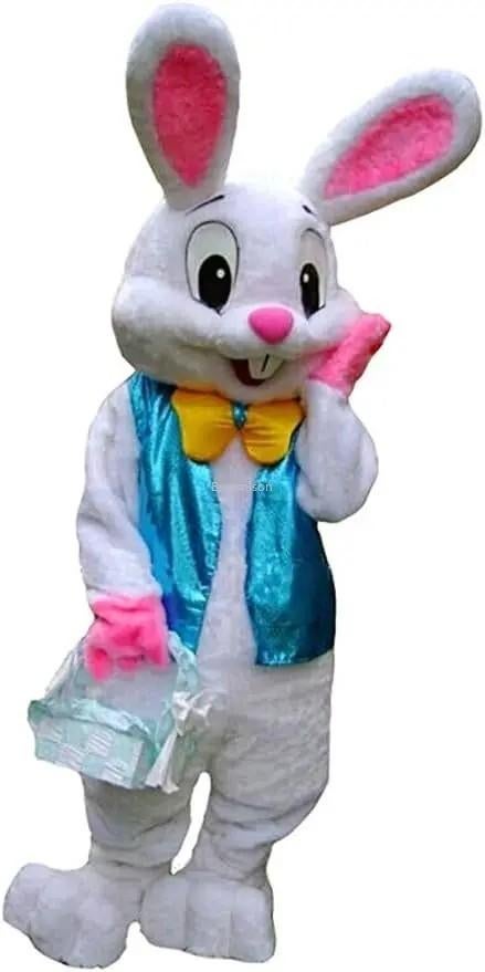 Paashaas konijn mascotte, Ophalen, Verjaardag