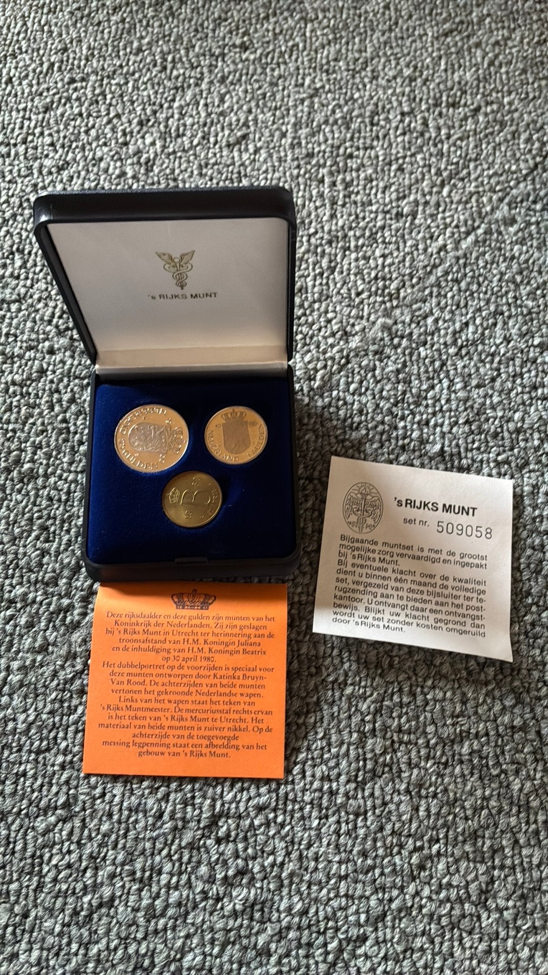 1980 kroning beatrix set, Ophalen of Verzenden, Koningin Beatrix