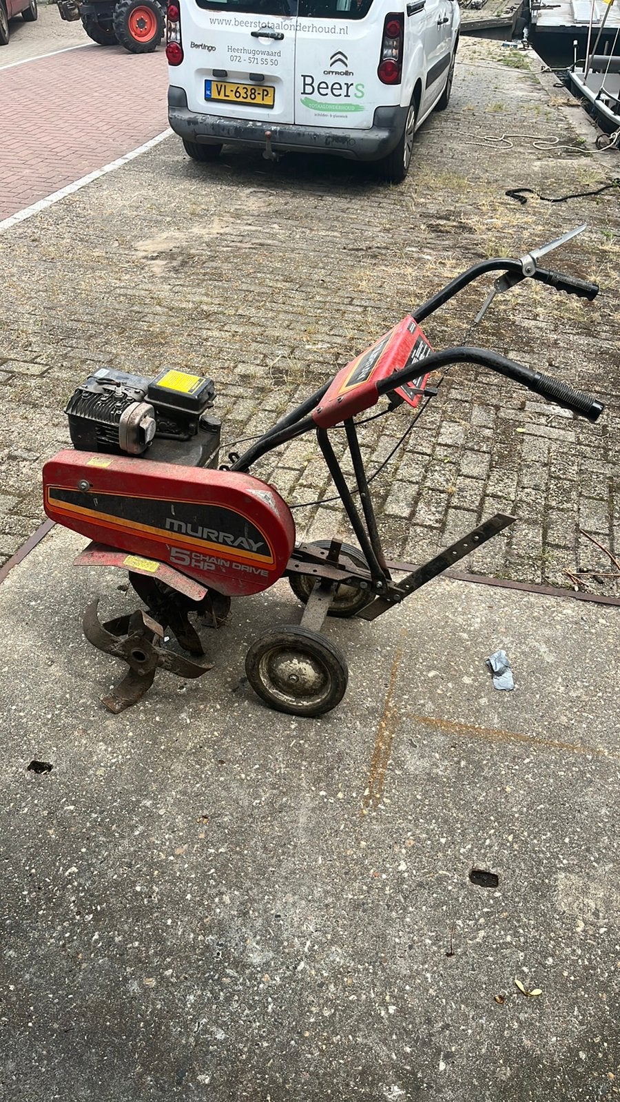 Hand ploeg, Tuin en Terras, Ophalen of Verzenden, Zo goed als nieuw