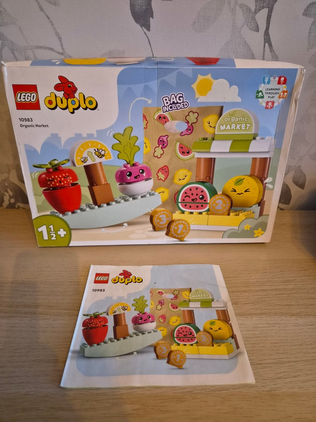Lego Duplo 10983 Biologische Markt, Inclusief instructies, Overige thema's, Ophalen of Verzenden, Zo goed als nieuw