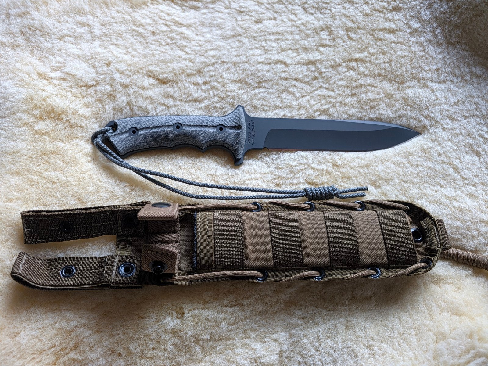 Chris Reeve Green Beret 7" mes met schede - Nieuwstaat, Ophalen of Verzenden, Nieuw