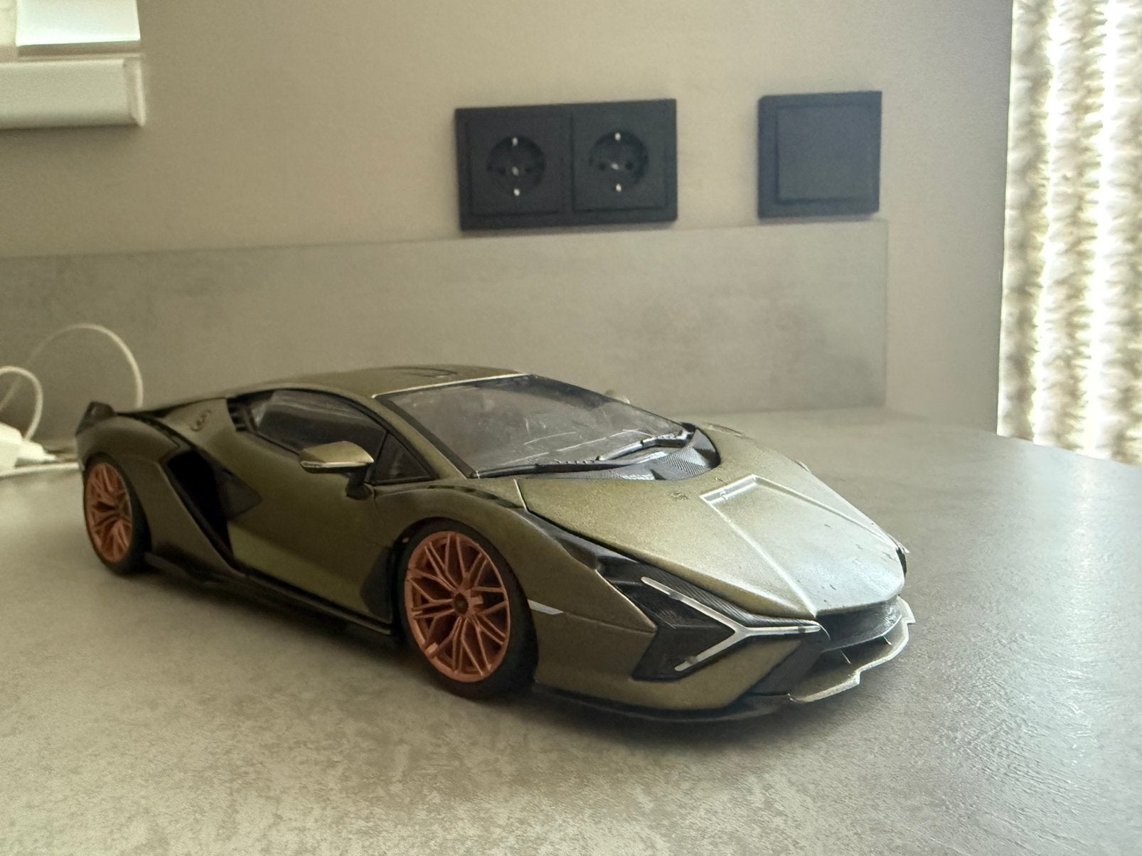 Lamborgini SVJ miniatuur, Ophalen, Zo goed als nieuw, Overige merken