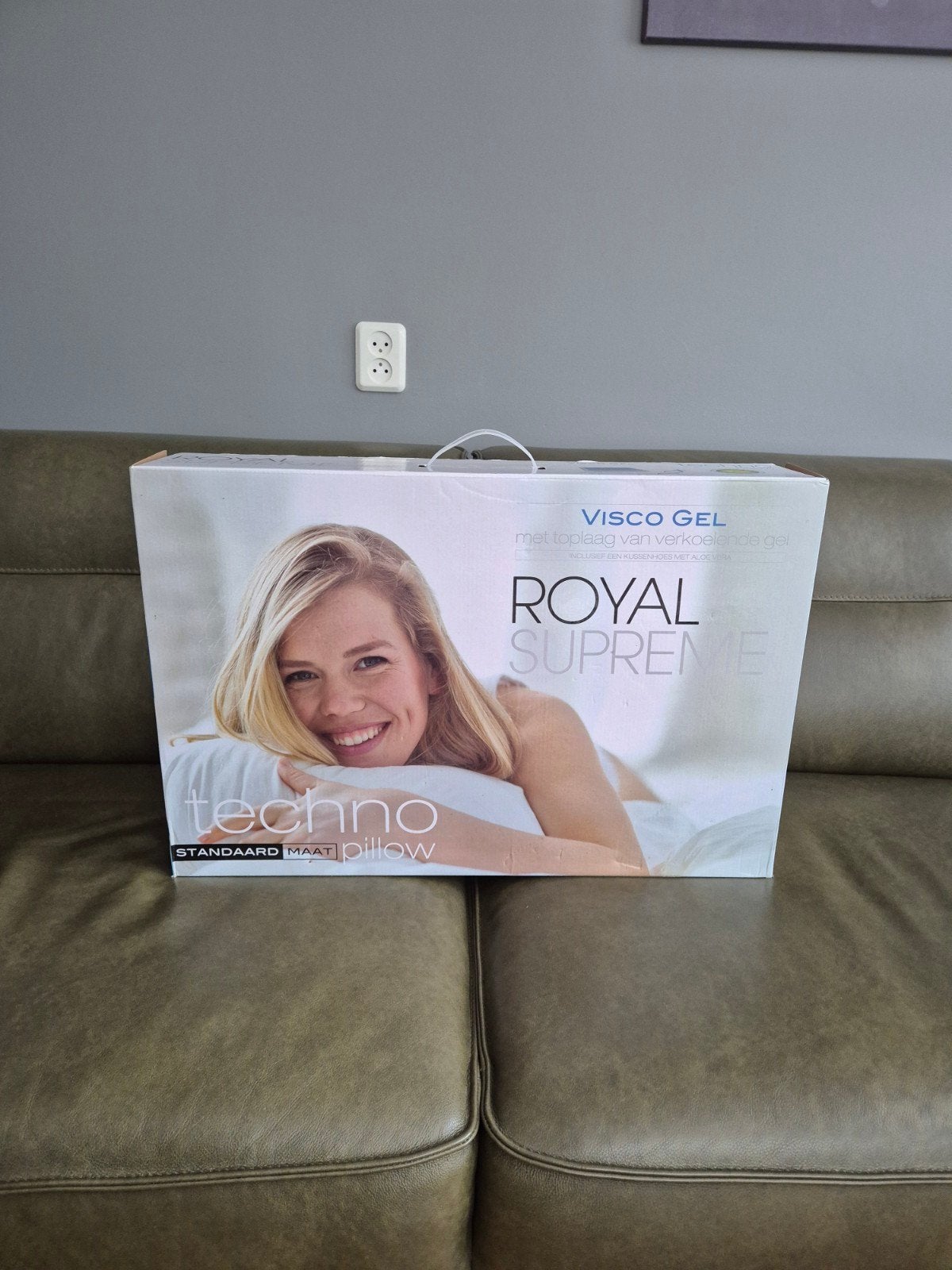 Nieuw Visco Gel Royal Supreme Techno Pillow Kussen, Eenpersoons, Wit, Overige materialen, Nieuw