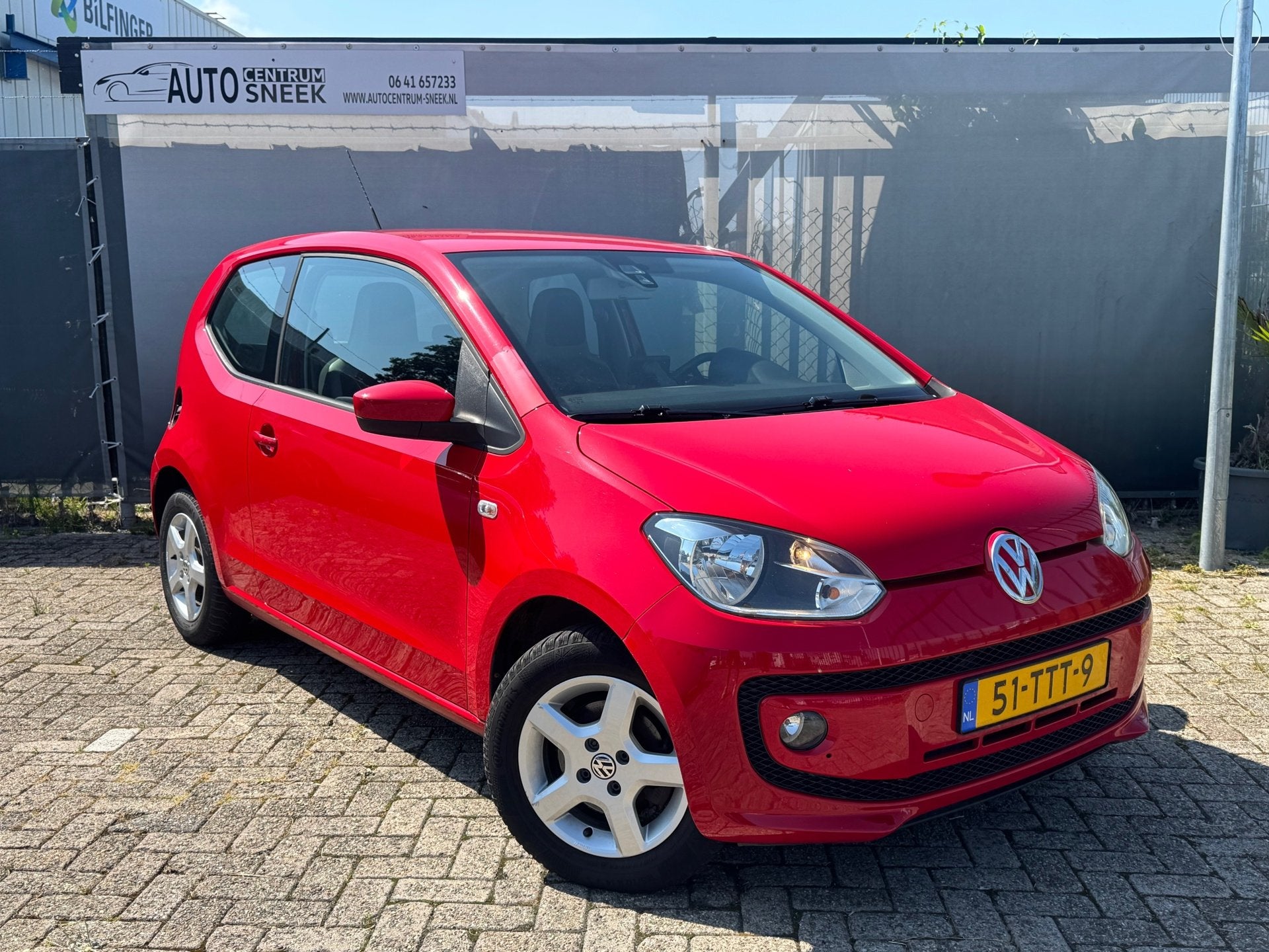 Volkswagen Up! 1.0 high up! - Dealer Onderhouden - NWE APK -, Auto's, Voorwielaandrijving, Euro 5, Stof, Gebruikt