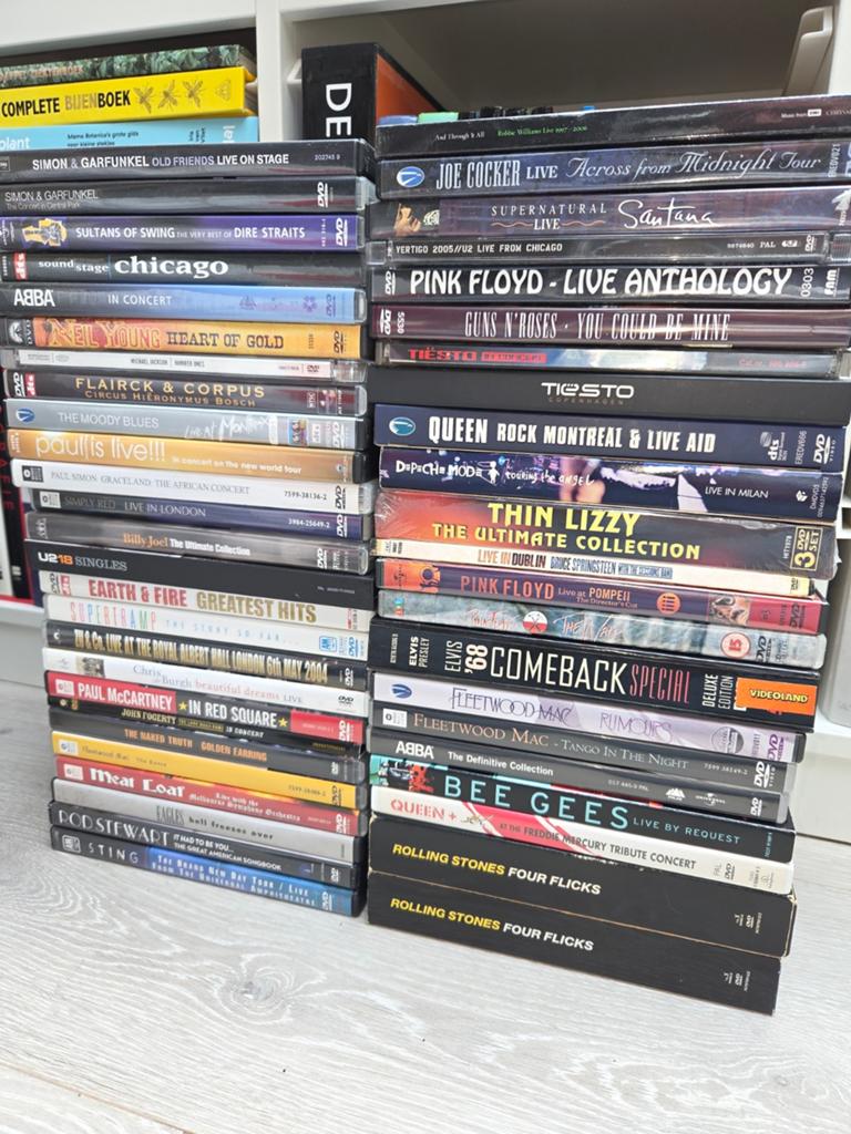 46x - Muziek dvd's, Alle leeftijden, Ophalen of Verzenden, Zo goed als nieuw