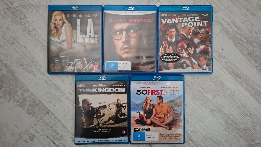 div. Bluray's, Ophalen of Verzenden, Zo goed als nieuw