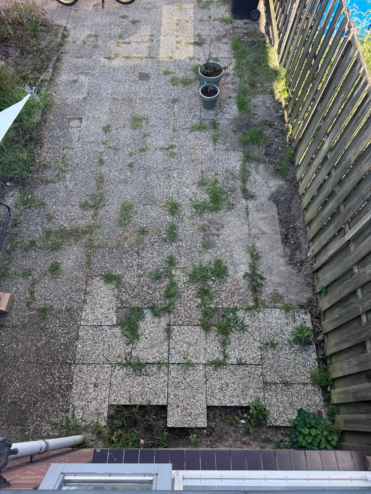 GRATIS AFHALEN gewassen grindtegels 60x40 ~ 40m2, Ophalen, Gebruikt, 10 m² of meer, Beton