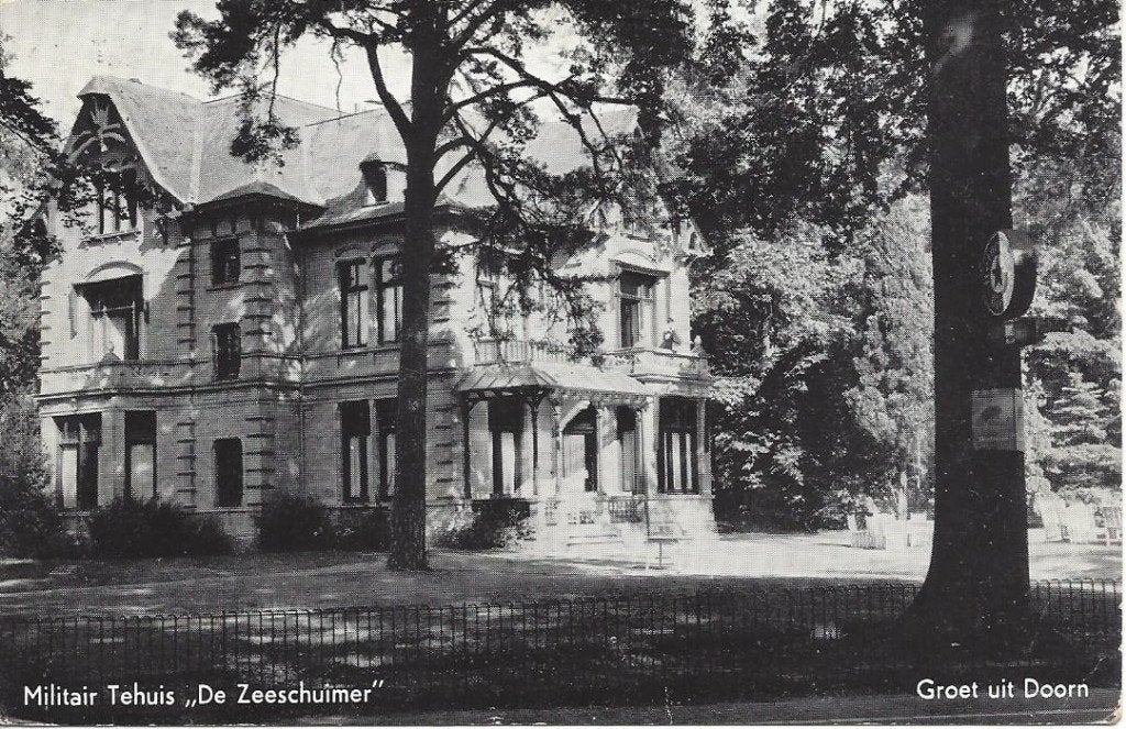 Doorn (Utr.) Militair Tehuis De Zeeschuimer, gelopen, Verzamelen, Ophalen of Verzenden, 1940 tot 1960, Gelopen, Utrecht