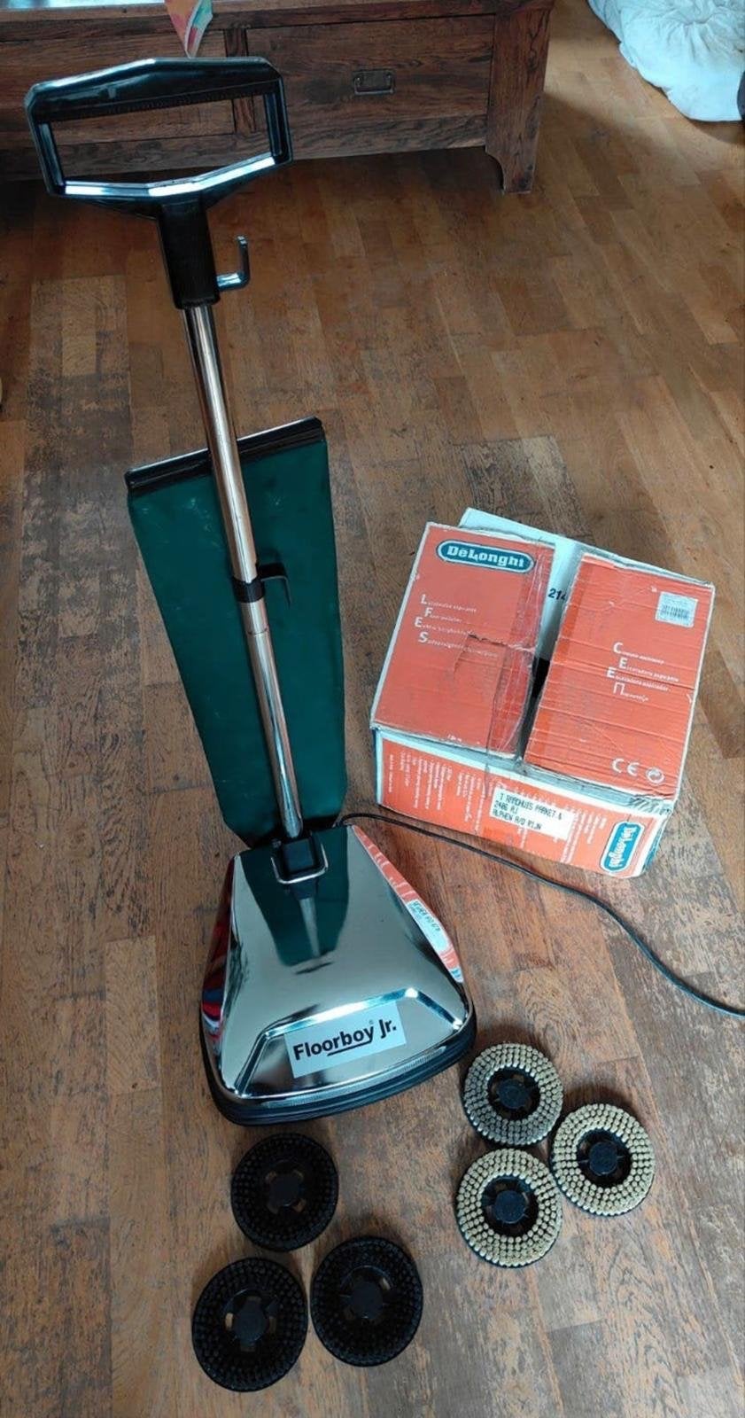 Boenmachine Floorboy Jr. in goede staat met originele doos, Gebruikt, Ophalen of Verzenden, Vloerreiniger, Overige merken
