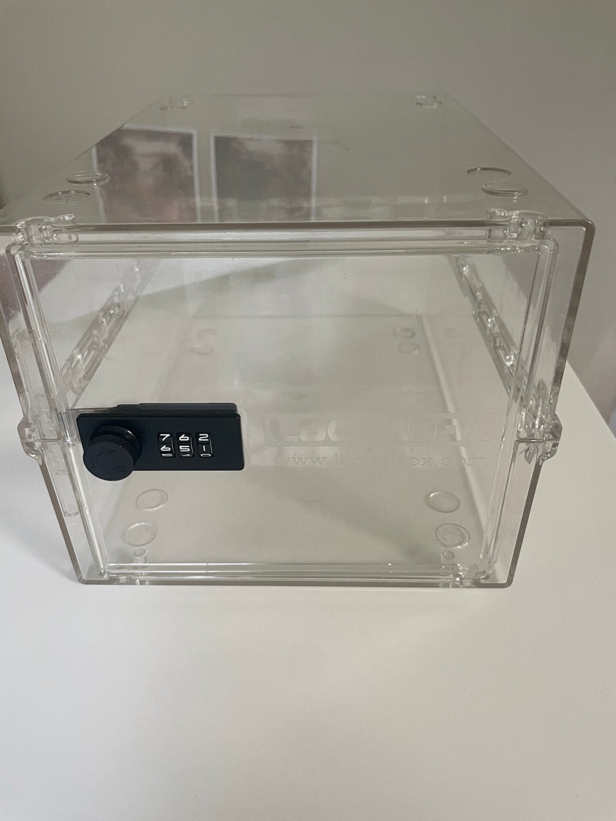 Transparante Lockabox met cijferslot, Huis en Inrichting, Brandblussers en Brandkasten, Ophalen of Verzenden, Gebruikt, Brandkast