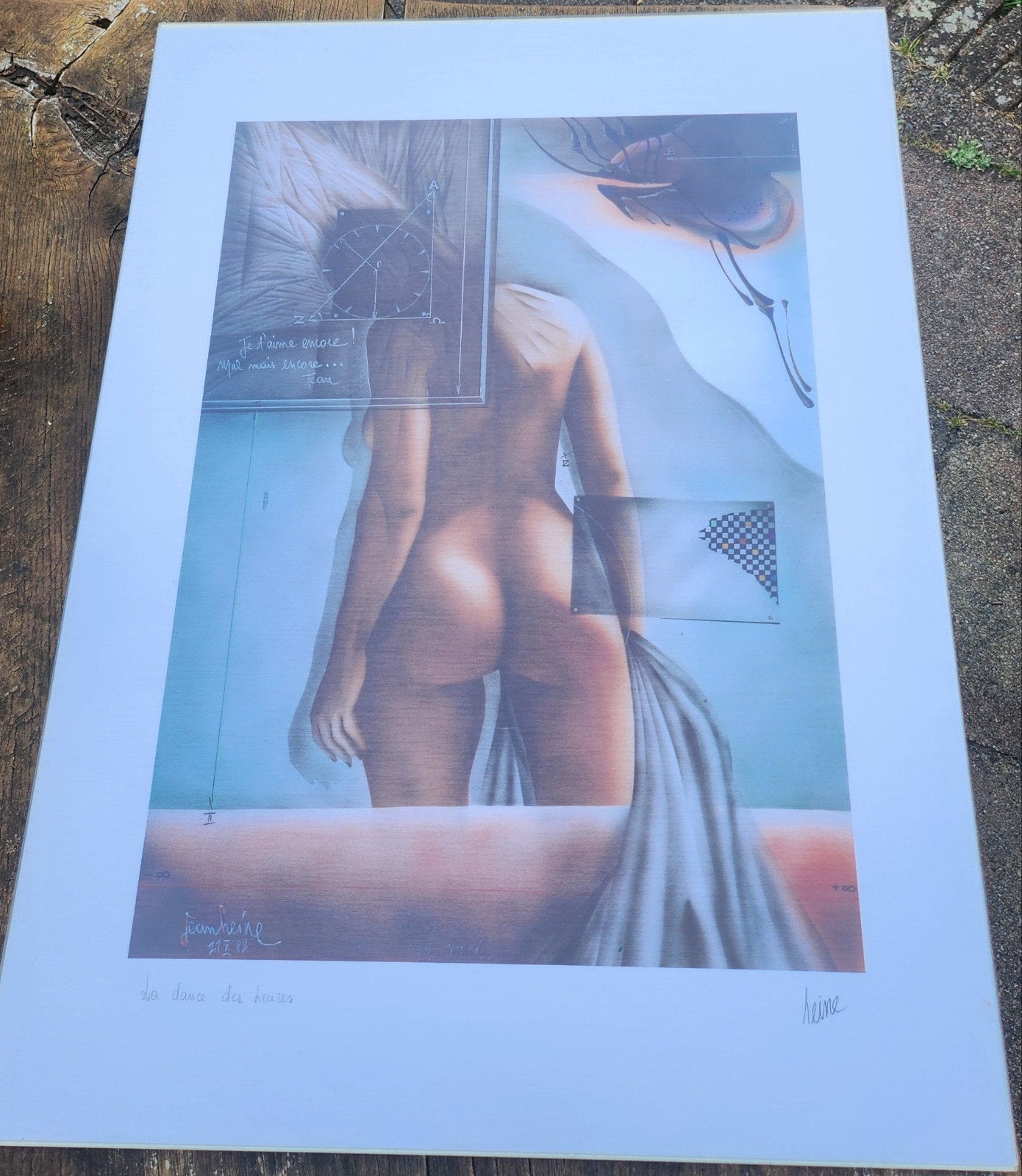 Jean Heine - La Danse des Heures - Gesigneerde Print, Antiek en Kunst, Kunst | Tekeningen en Foto's, Ophalen of Verzenden, Print