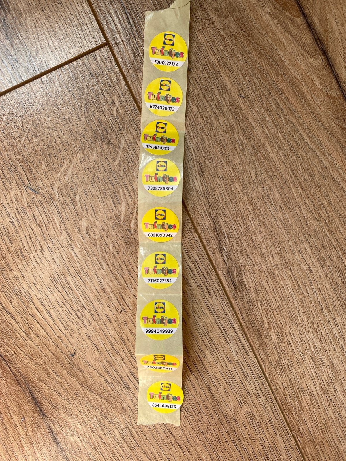 Lidl Tuintjes spaarzegels (9 stuks), Ophalen of Verzenden, Nieuw, Winkel of Supermarkt
