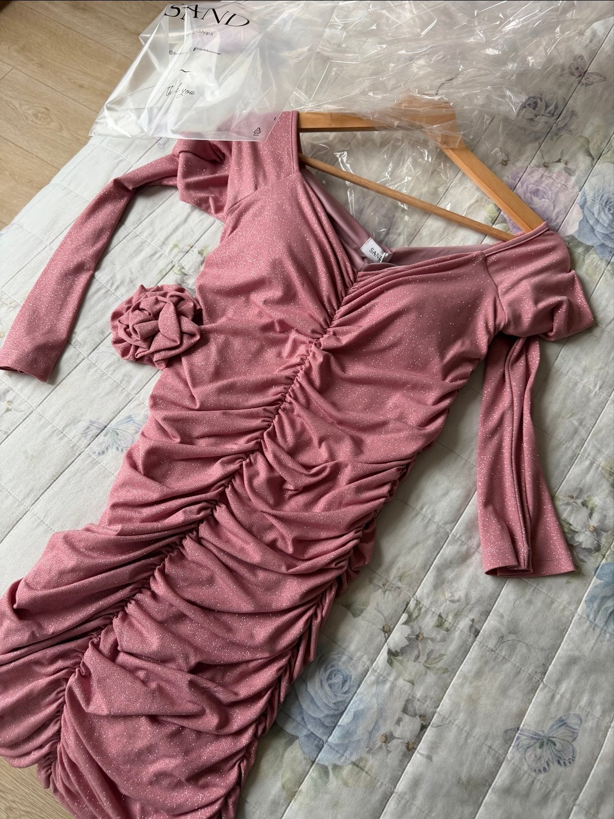 Mooie Italiaanse jurk van SAND bikini, Maat 38/40 (M), Nieuw, Ophalen of Verzenden, Knielengte