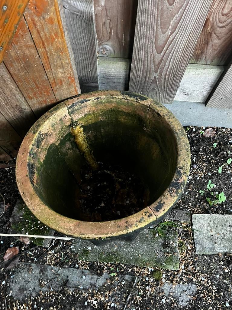 Grote stenen pot gratis, Ophalen, Steen, Gebruikt, Minder dan 30 cm