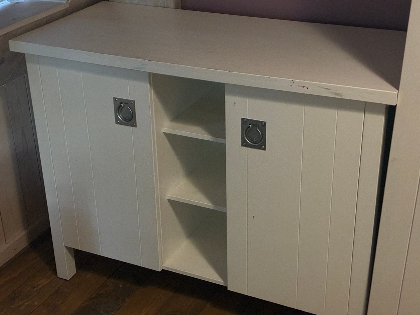 Kledingkast en schappenkast/commode, Ophalen, Gebruikt, 50 tot 70 cm, 105 cm of meer