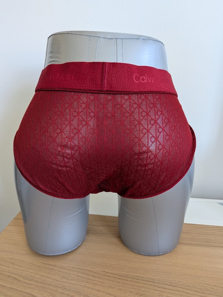Calvin Klein slip heren KANT, Verzenden, Rood, Calvin Klein, Slip