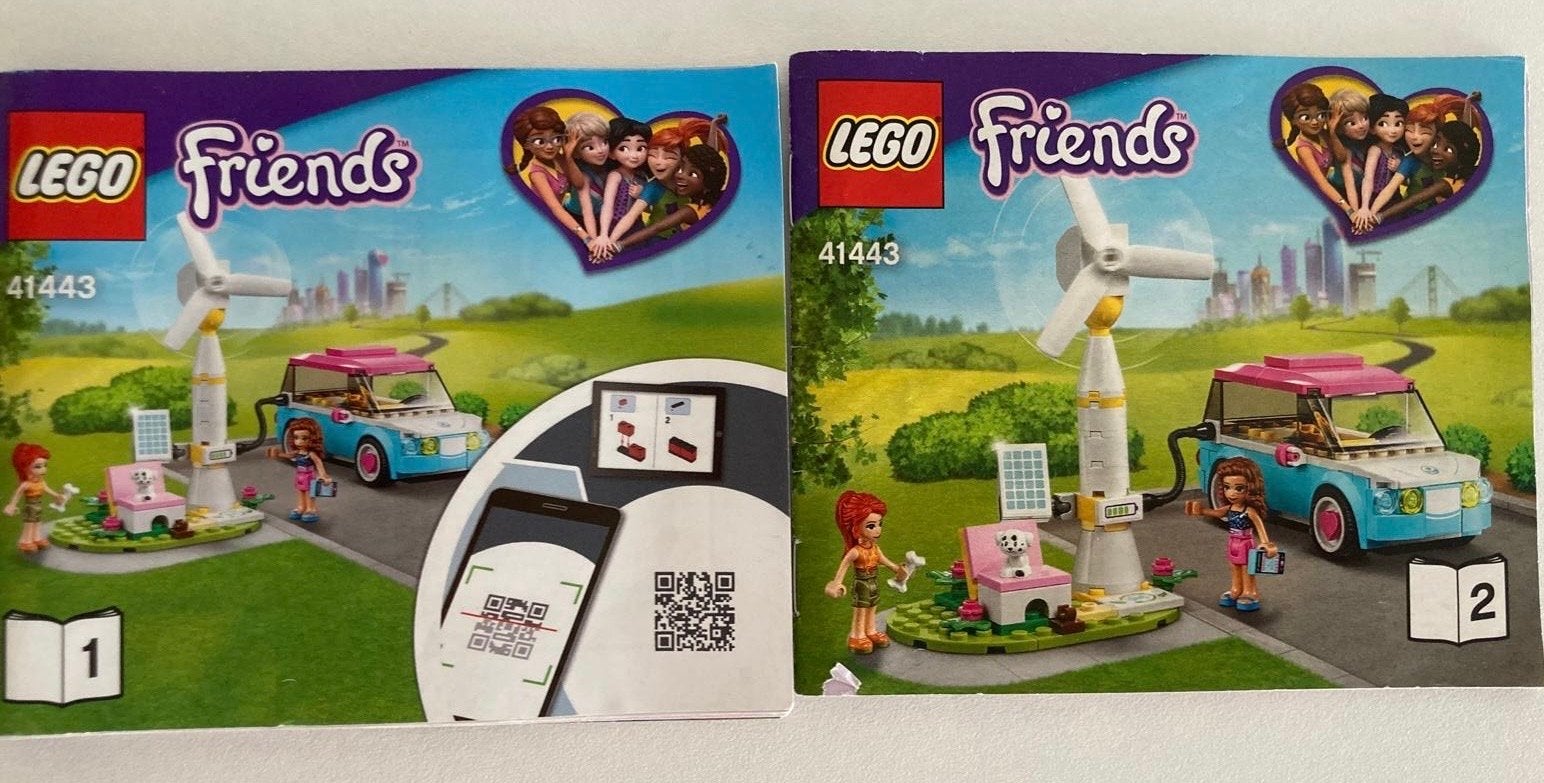 Lego Friends 41443: Olivia's elektrische auto, Ophalen of Verzenden, Zo goed als nieuw