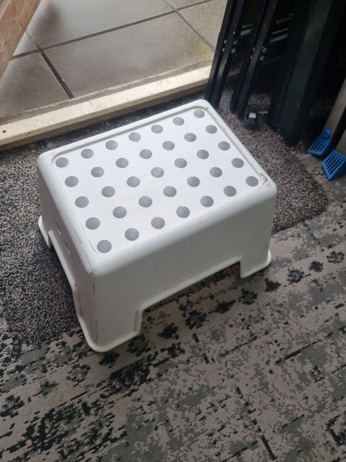 IKEA opstapje, wit, gebruikt, Ophalen of Verzenden, Gebruikt, Trap, Minder dan 2 meter