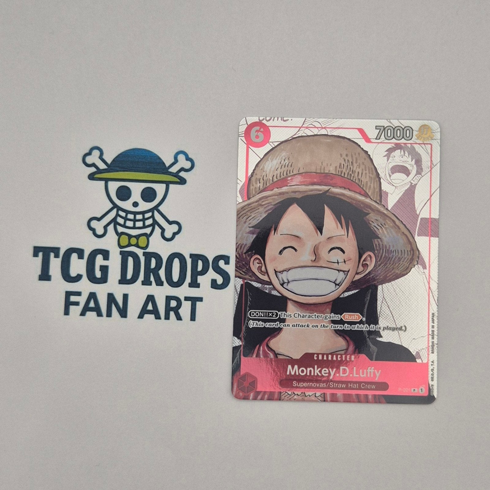 Monkey.D.Luffy P-001	Special Tournament Promo, Hobby en Vrije tijd, Verzamelkaartspellen | Overige, Ophalen of Verzenden, Zo goed als nieuw
