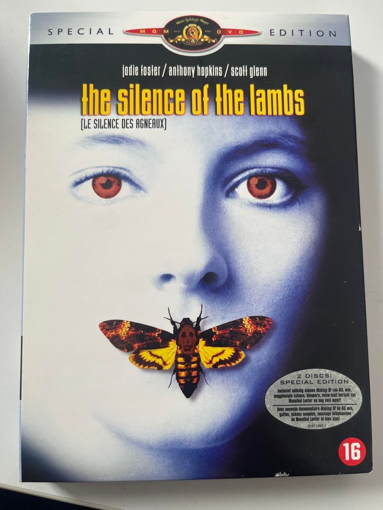 The Silence of the Lambs DVD - Special Edition, Vanaf 16 jaar, Ophalen of Verzenden, Zo goed als nieuw, Actiethriller