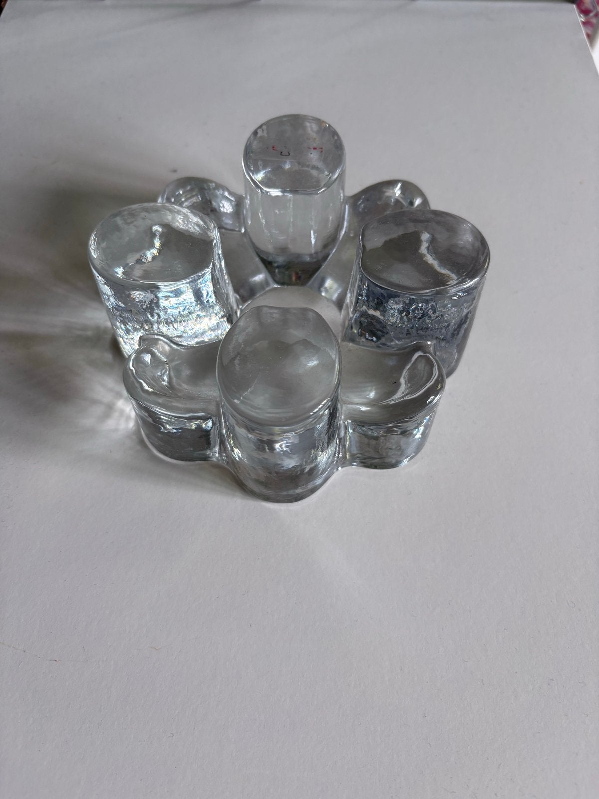 Vintage Gallo Design Duitse theepotwarmer van helder glas, Ophalen
