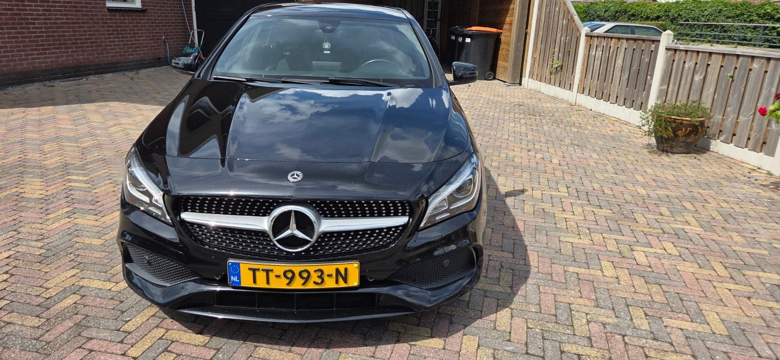 Inruilen tegen C classe met max 125000 km geen import, Auto's, Mercedes-Benz, CLA, 730 kg, 4 cilinders, Leder en Stof