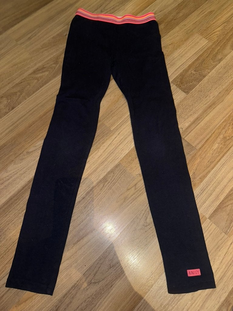 B.nosy 146 152 blauw blauwe legging broek, Kinderen en Baby's, Kinderkleding | Maat 146, Broek, B.Nosy, Zo goed als nieuw, Verzenden