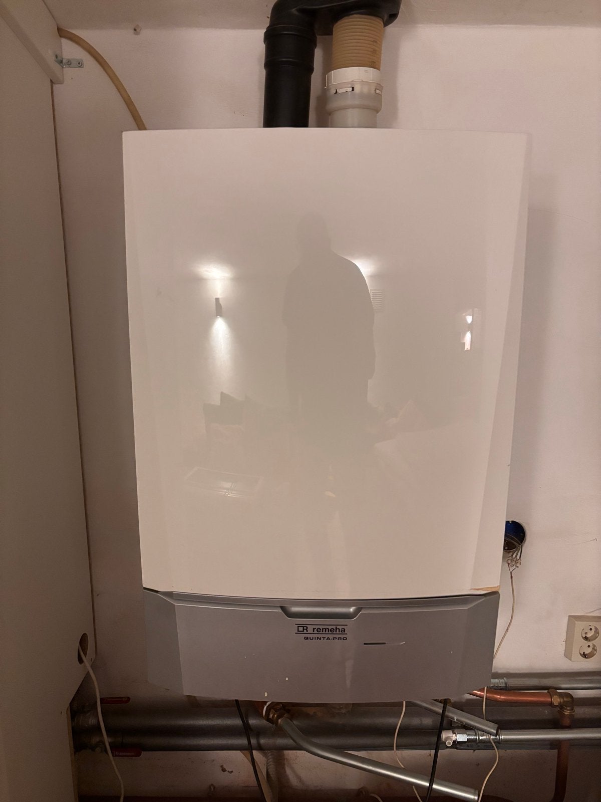 Remeha Quinta Pro 45 CV-ketel - Goed onderhouden, Ophalen, Gebruikt, Hoog rendement (Hr), Cv-ketel of Combi-ketel