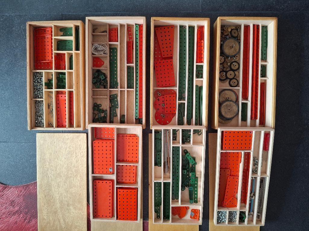meccano bouwonderdelen, uitgebreide collectie, i.z.g.st., Ophalen of Verzenden