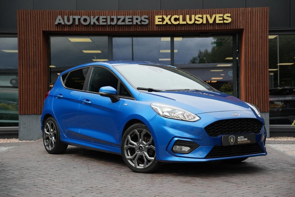 Ford Fiesta 1.0 EcoBoost ST-Line Stuurverw. Cruise Clima Get, Gebruikt, Euro 6, 1064 kg, Blauw