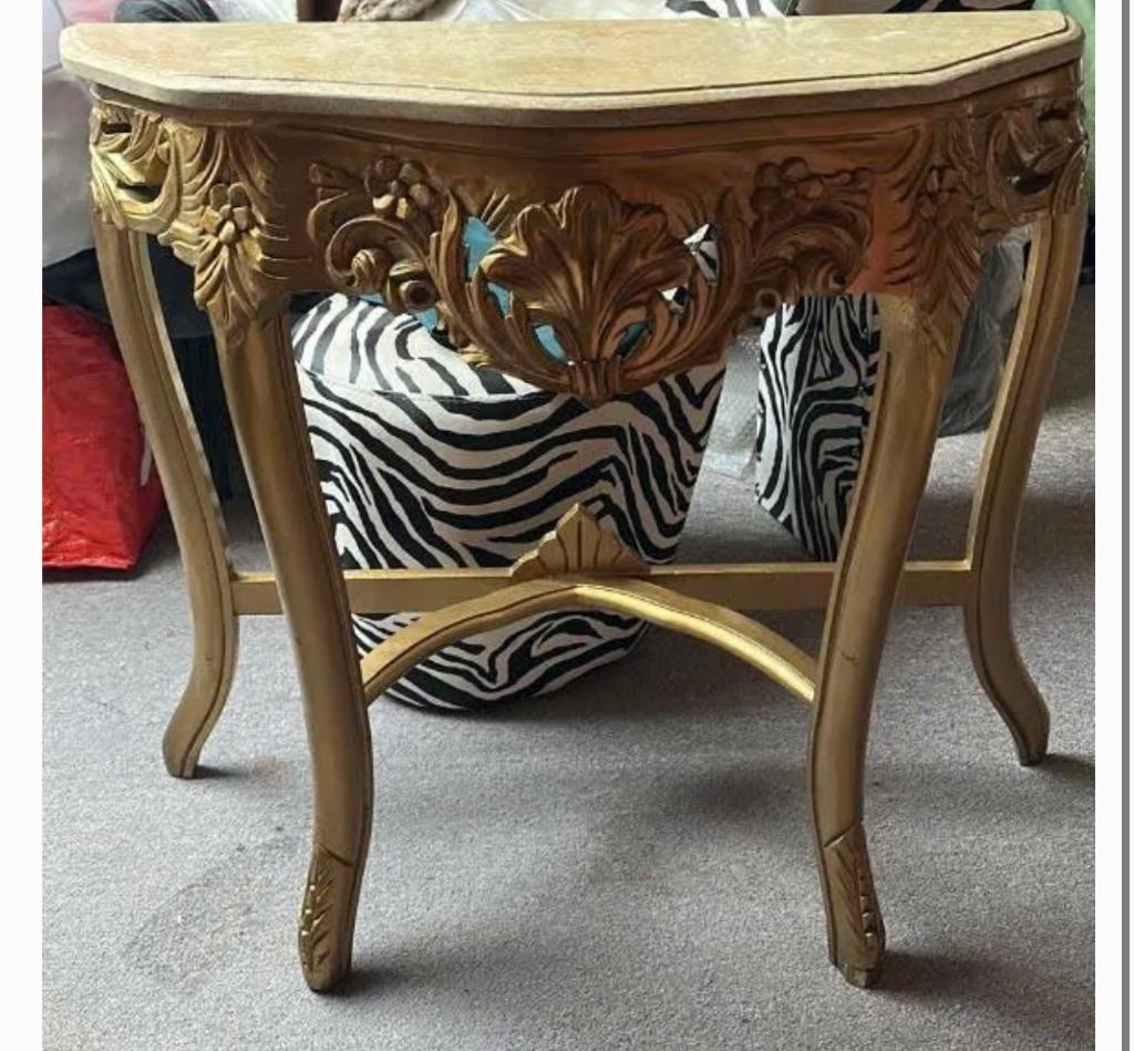 Barok tafel, Ophalen