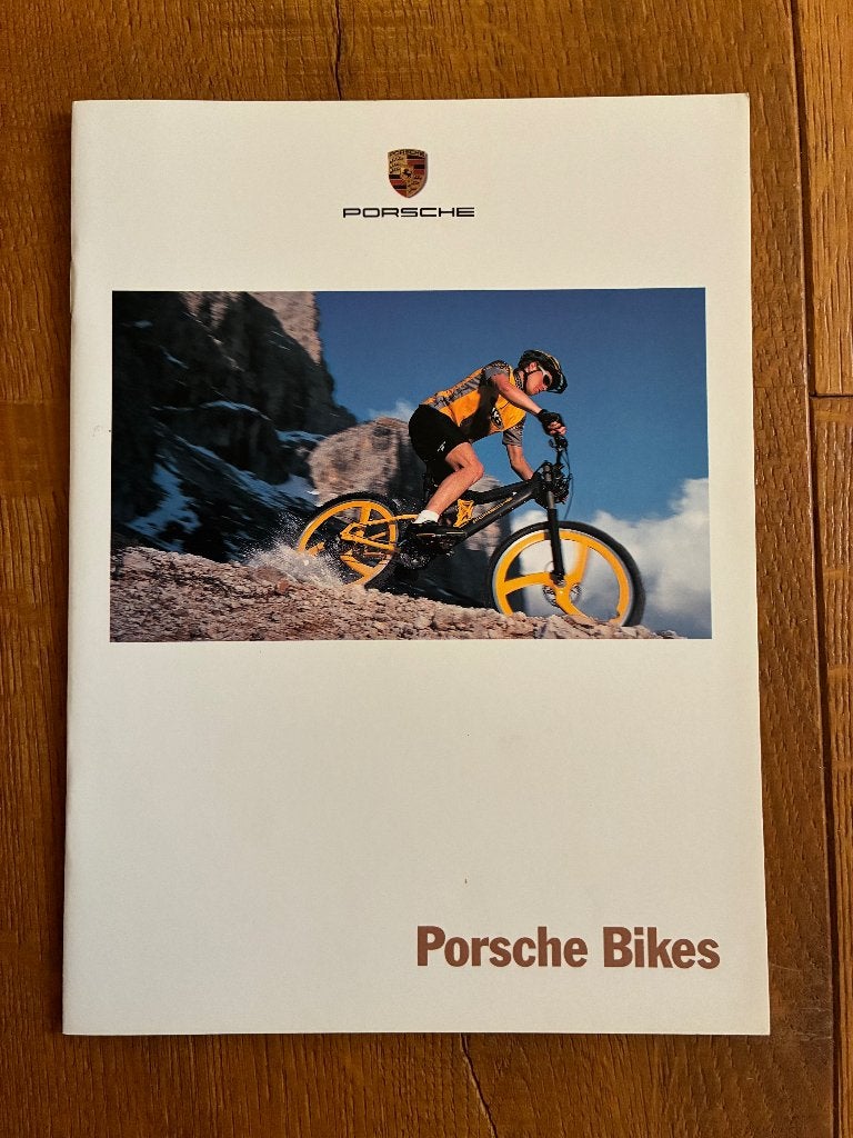 z.g.a.n. Porsche bikes brochure Nederlandstalig 1999, Ophalen of Verzenden, Zo goed als nieuw, Porsche, Porsche AG