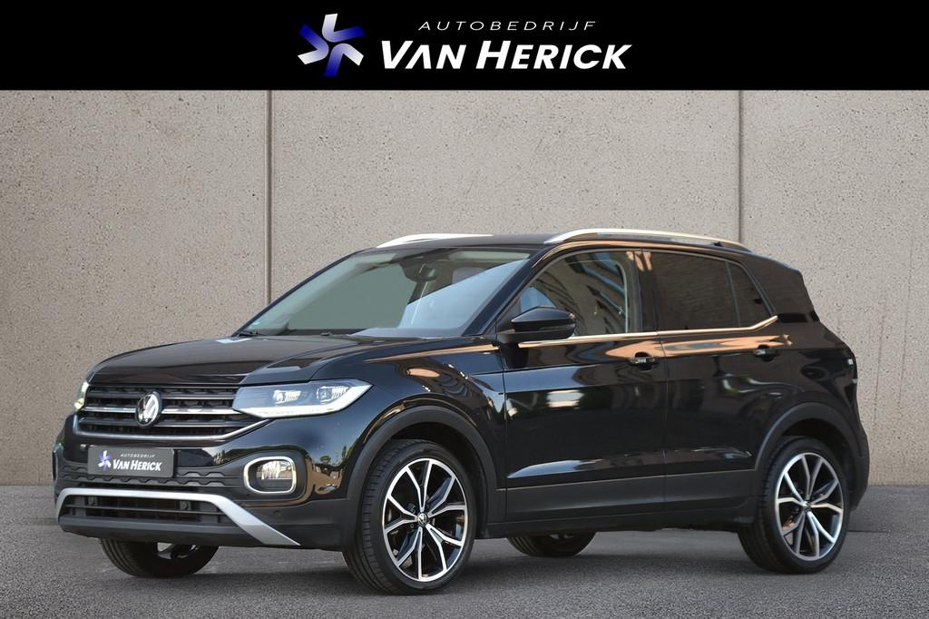 Volkswagen T-Cross 1.0 TSI Style Automaat | Black Design | A, T-Cross, Gebruikt, Zwart, Leder en Stof