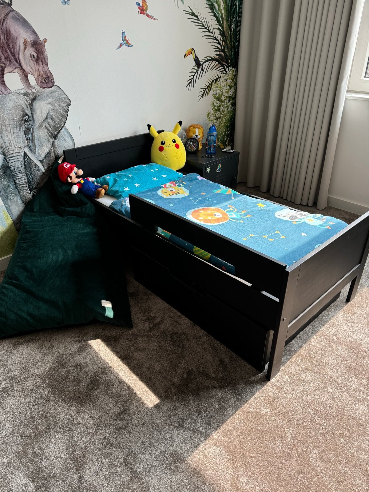 Peuterbed 150x70 met matras en bedlade - Zo goed als nieuw, Kinderen en Baby's, Ophalen, 70 tot 85 cm, 140 tot 160 cm, Zo goed als nieuw