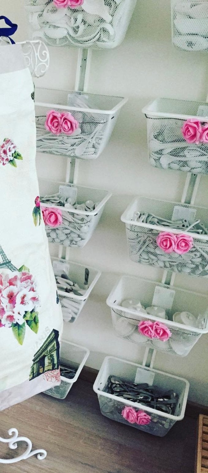 Ikea rek met mandjes 30cm breed, Ophalen of Verzenden, Zo goed als nieuw